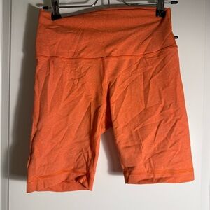 lululemon athletica Women's Vibrant Orange Bike Shorts